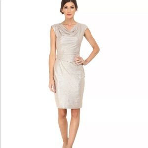 Vince Camuto metallic champagne dress size 2! 🥂